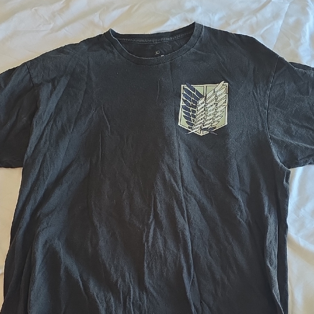 Ripple Junction Black Tee with Green Graphic